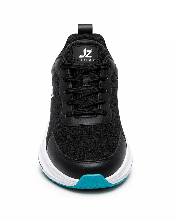 Black_Synthetic_Lace-Up_Lightweight_Running_Sneakers_For_Men
