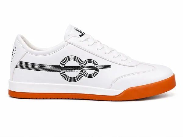 White_Synthetic_Lace-Up_Casual_Sneakers_For_Men