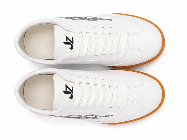 White_Synthetic_Lace-Up_Casual_Sneakers_For_Men