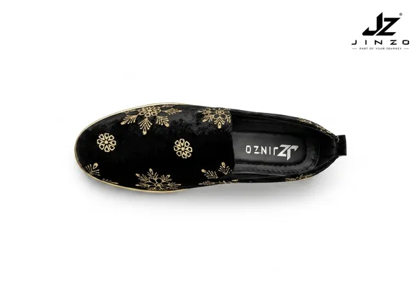 Black_Synthetic_Printed_Slip-On_Loafers_For_Men