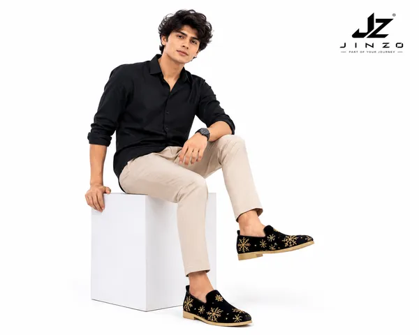 Black_Synthetic_Printed_Slip-On_Loafers_For_Men