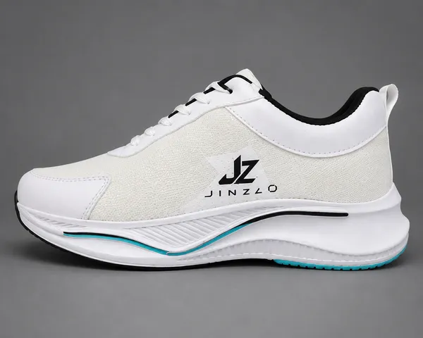 White_Synthetic_Lace-Up_Lightweight_Running_Sneakers_For_Men