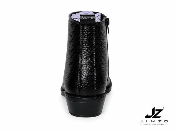 Black_Synthetic_Side_Zipper_Chelsea_Ankle_Boots_For_Men