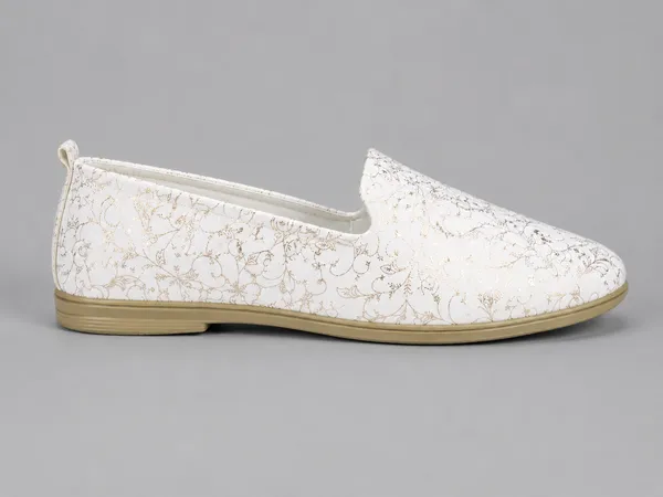 Cream_Synthetic_Slip-On_Loafers_For_Men