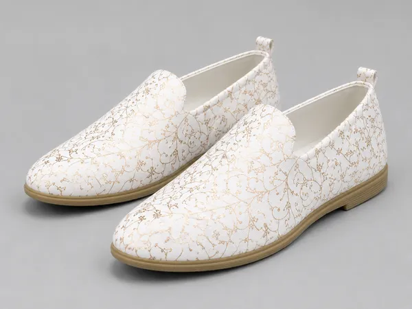 Cream_Synthetic_Slip-On_Loafers_For_Men