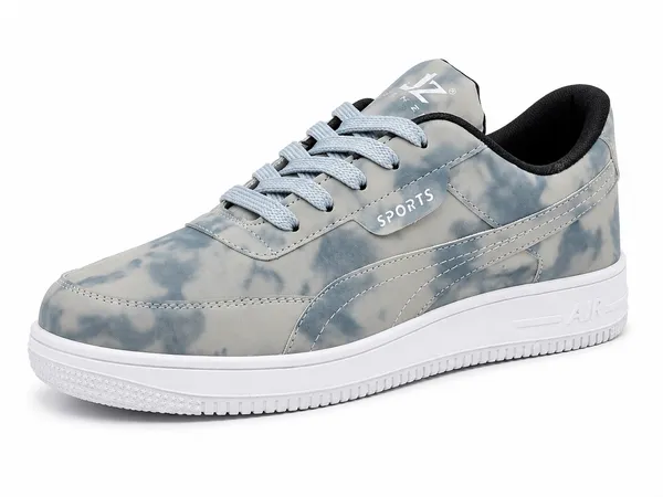 Grey_Synthetic_Lace-Up_Sneakers_For_Men
