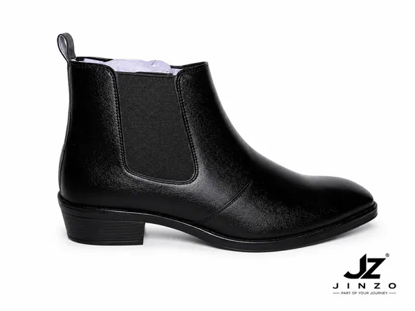 Black_Synthetic_Chelsea_Slip-On_Formal_Dress_Boots_For_Men