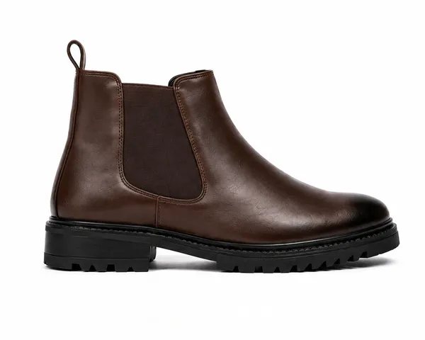 Brown_Synthetic_Chelsea_Slip-On_Ankle_Boots_For_Men
