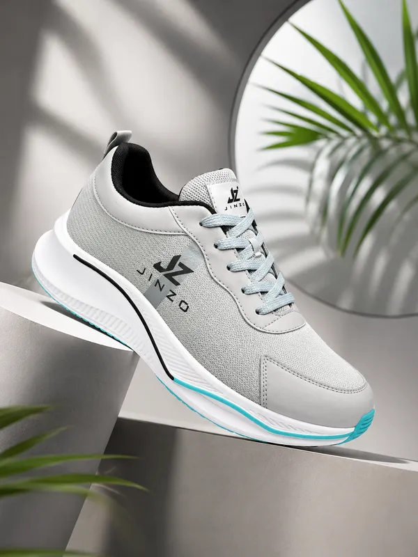 Grey_Synthetic_Lace-Up_Running_Sneakers_For_Men