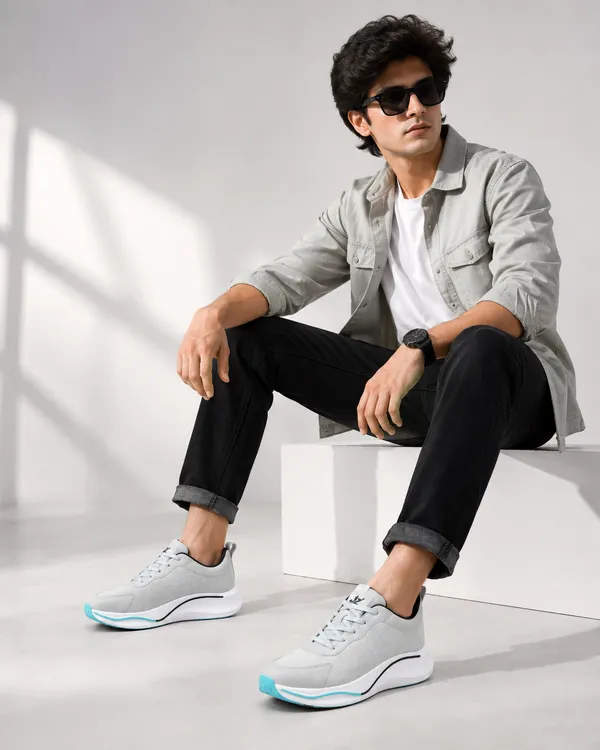 Grey_Synthetic_Lace-Up_Running_Sneakers_For_Men