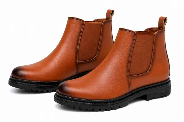Tan_Synthetic_Chelsea_Slip-On_Ankle_Boots_For_Men