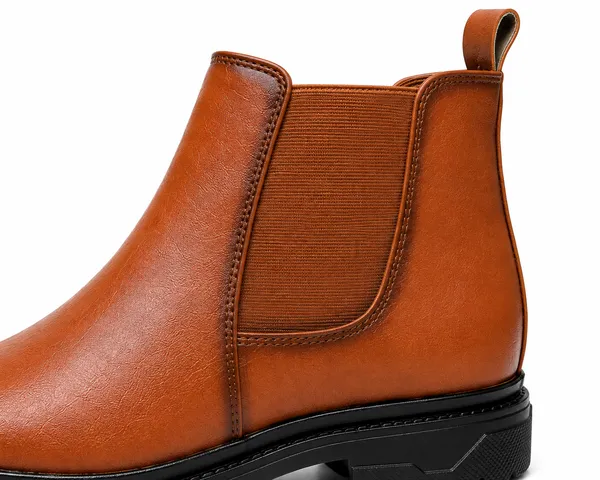 Tan_Synthetic_Chelsea_Slip-On_Ankle_Boots_For_Men