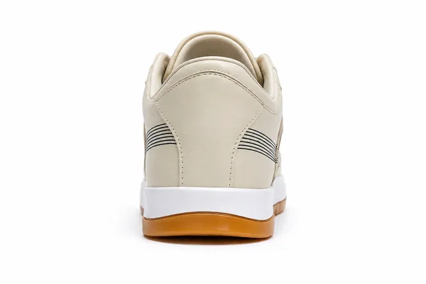 Cream_Synthetic_Lace-Up_Casual_Sneakers_For_Men