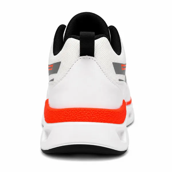 White_Synthetic_Lace-Up_Running_Sneakers_For_Men