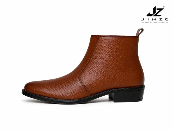 Tan_Synthetic_Side_Zipper_Chelsea_Ankle_Boots_For_Men