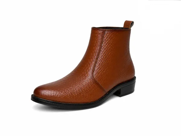 Tan_Synthetic_Side_Zipper_Chelsea_Ankle_Boots_For_Men