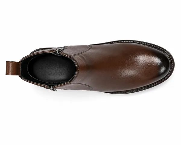 Brown_Synthetic_Side_Zip_Chelsea_Ankle_Boots_For_Men