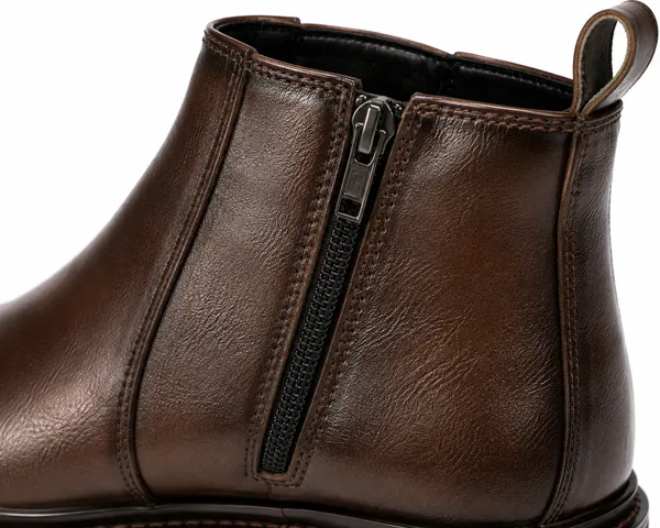 Brown_Synthetic_Side_Zip_Chelsea_Ankle_Boots_For_Men