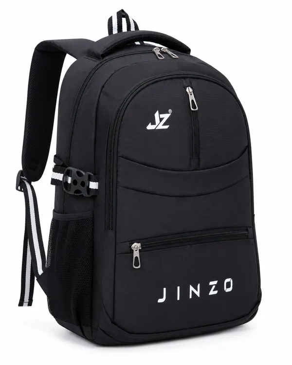 Black_Pu_Fabric_25L_Casual_Laptop_Backpack_For_Unisex