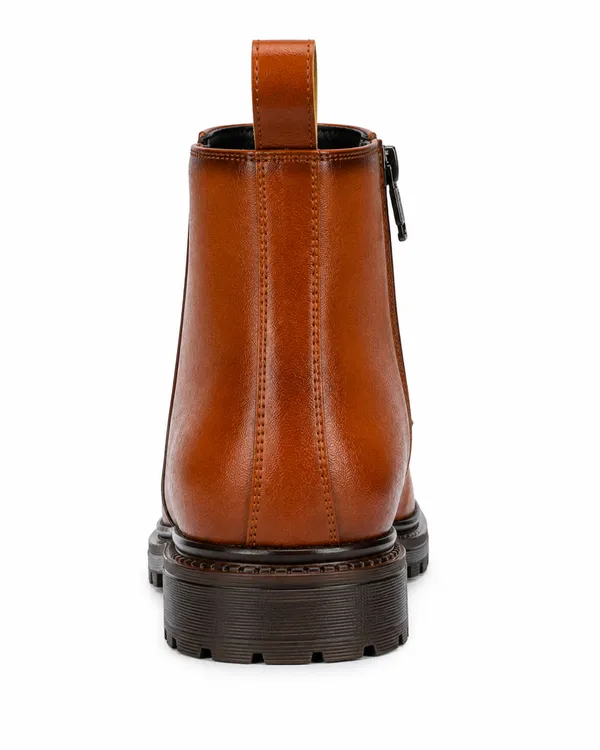 Tan_Synthetic_Side_Zip_Chelsea_Ankle_Boots_For_Men