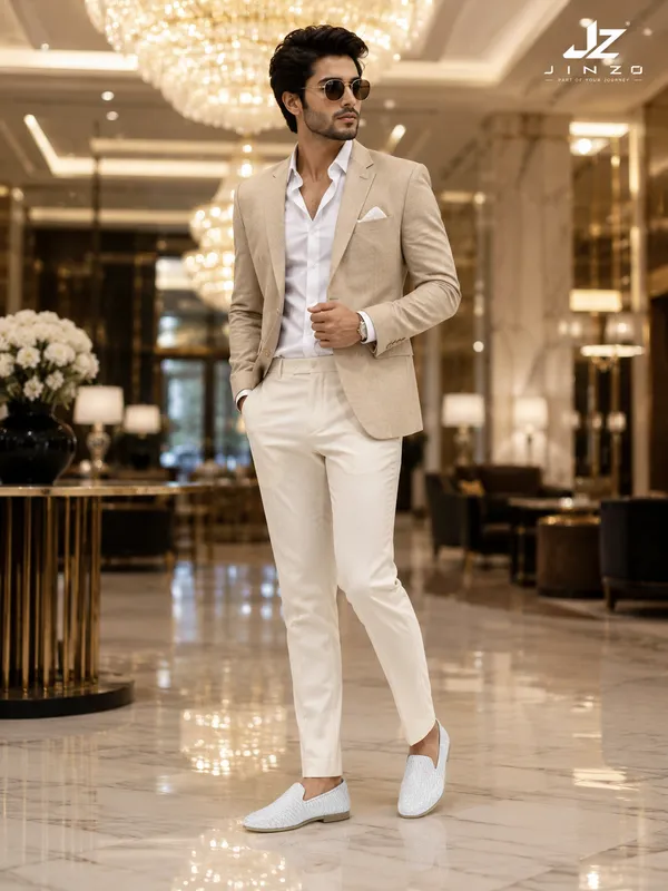 White_Synthetic_Textured_Slip-On_Loafers_For_Men
