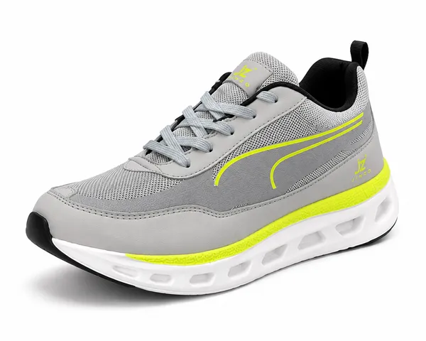 Grey_Synthetic_Lace-Up_Running_Sneakers_For_Men