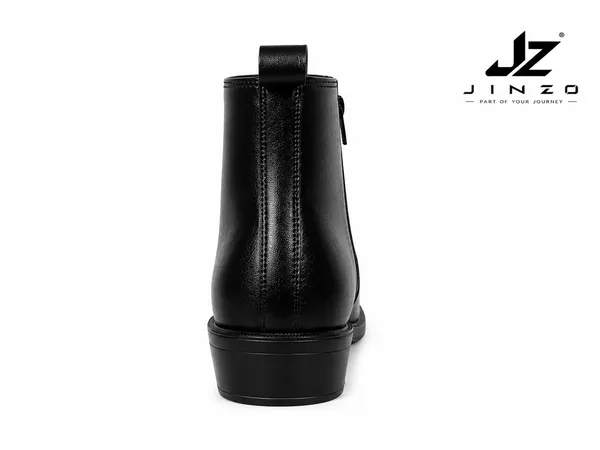 Black_Synthetic_Zip-Up_Ankle_Boots_For_Men