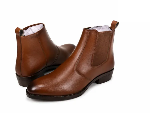 Tan_Synthetic_Chelsea_Slip-On_Boots_For_Men