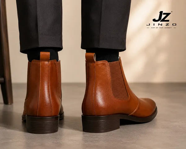 Tan_Synthetic_Chelsea_Slip-On_Boots_For_Men