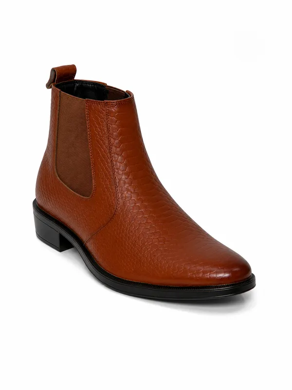 Tan_Synthetic_Textured_Chelsea_Ankle_Boots_For_Men