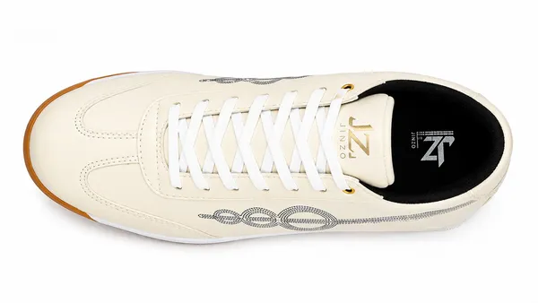 Cream_Synthetic_Lace-Up_Casual_Sneakers_For_Men