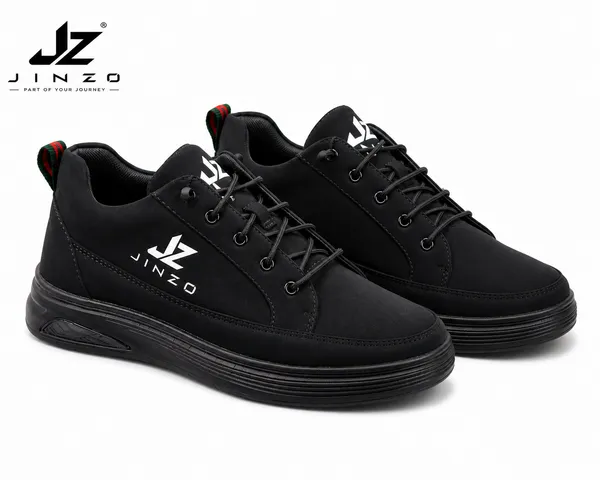 Black_Synthetic_Air_Cushion_Lightweight_Sneakers_For_Men