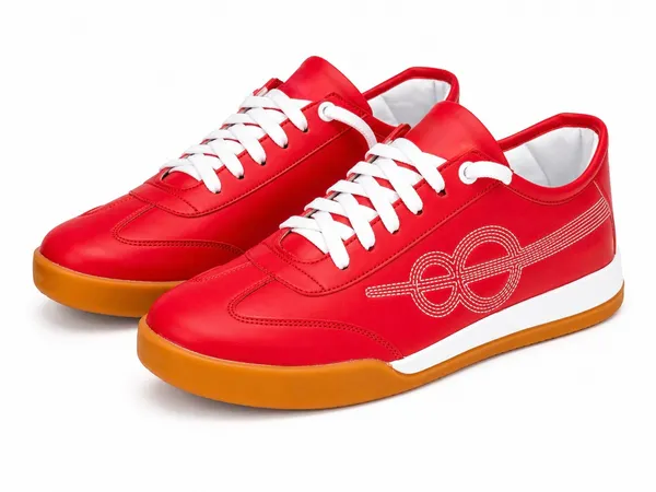 Red_Synthetic_Lace-Up_Casual_Sneakers_For_Men