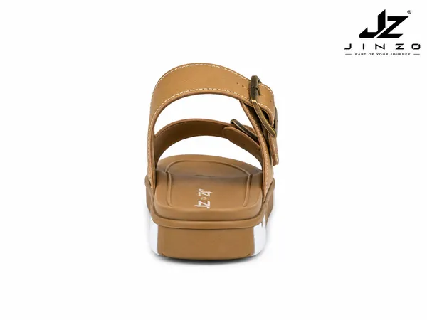 Tan_Synthetic_Double_Buckle_Slide_Slippers_For_Men