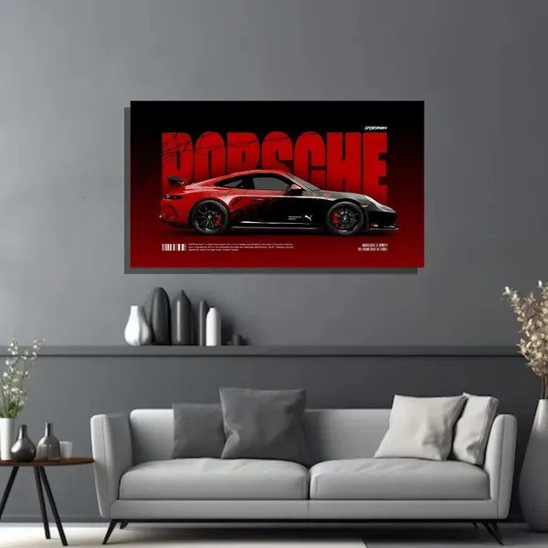 Acrylic_Automotive_Sports_Car_Wall_Painting