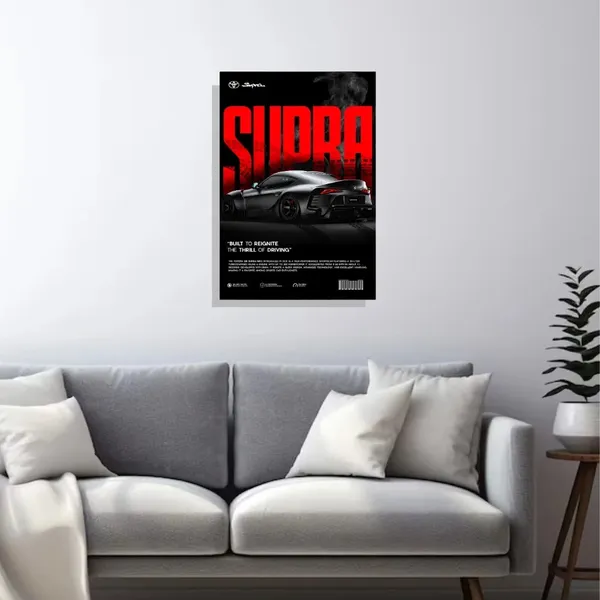 Acrylic_Automotive_Sports_Car_Wall_Painting