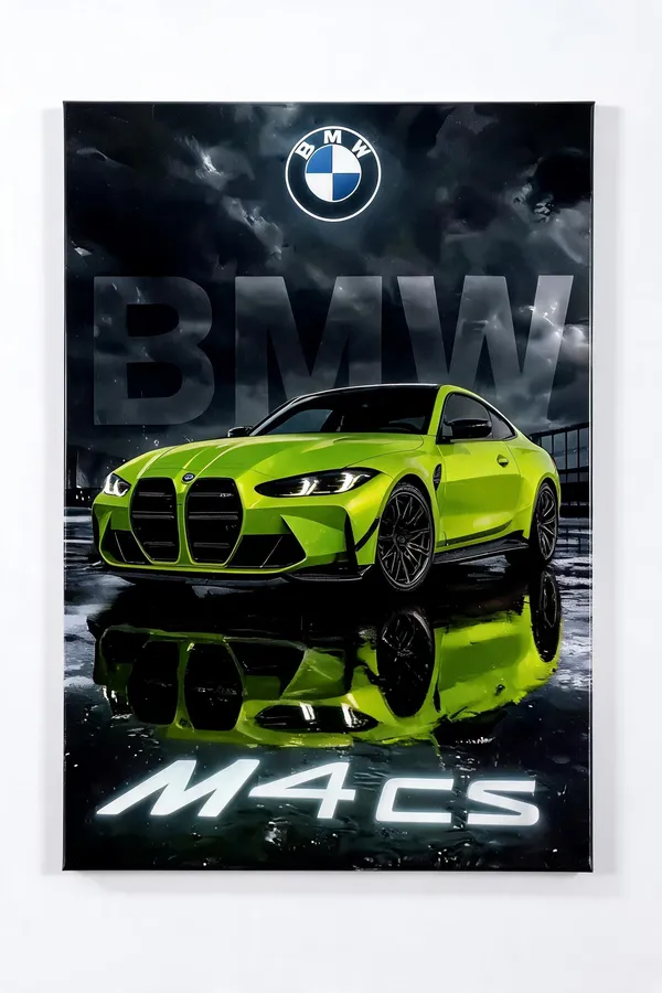 Acrylic_Automotive_Bmw_M4_Cs_Graphic_Wall_Painting