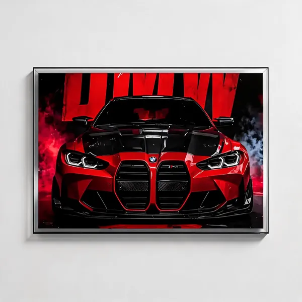 Acrylic_Modern_Car_Print_Framed_Wall_Painting
