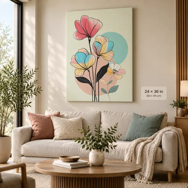 Stretched_Canvas_Modern_Floral_Print_Wall_Painting