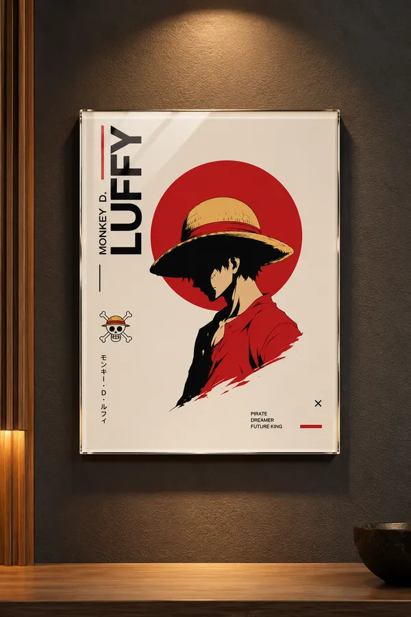 Paper_Anime_Luffy_Printed_Framed_Wall_Poster