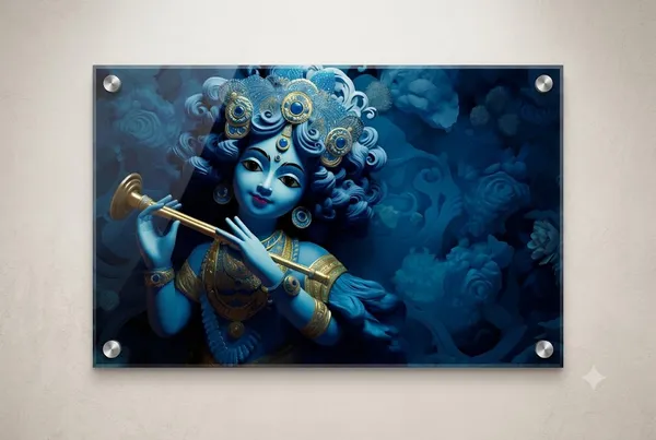 Acrylic_Religious_Krishna_Wall_Painting