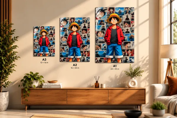 Printed_Luffy_Anime_Collage_Wall_Art