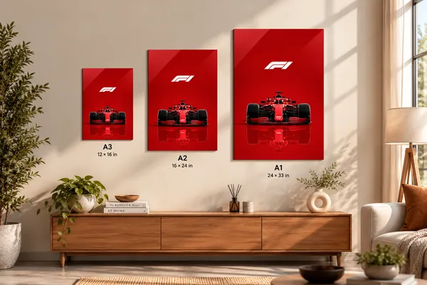 Red_Formula_One_Car_Wall_Art_Poster