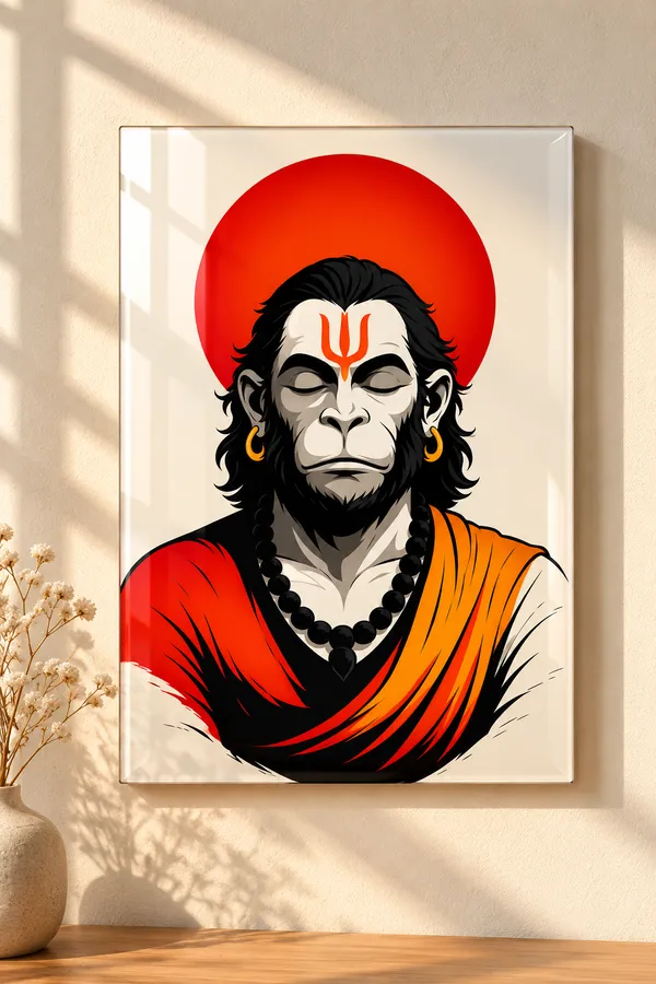 Acrylic_Religious_Hanuman_Wall_Art_Panel