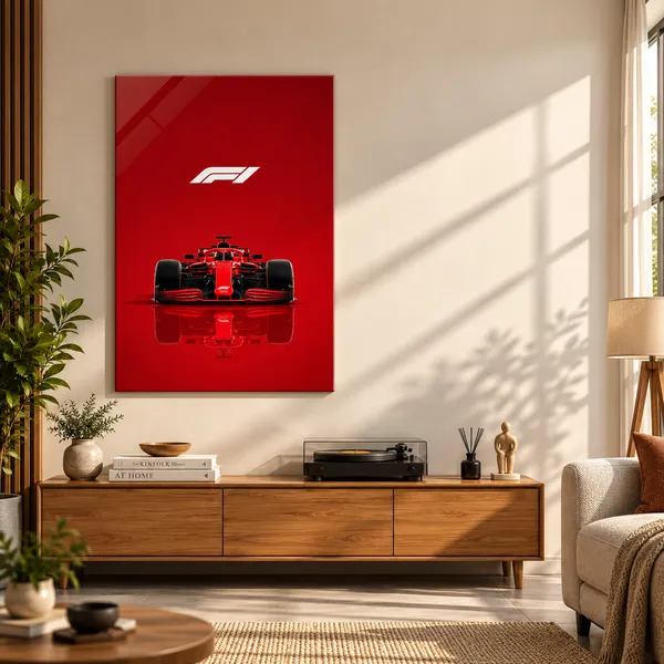Red_Formula_One_Car_Wall_Art_Poster