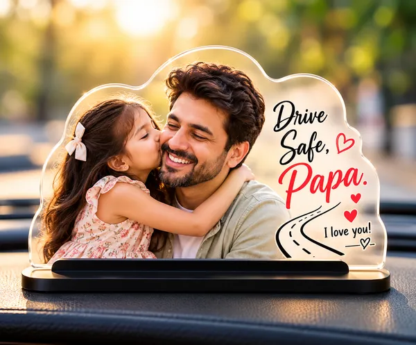 Drive_Safe,_Papa!__Car_Dashboard_Frame