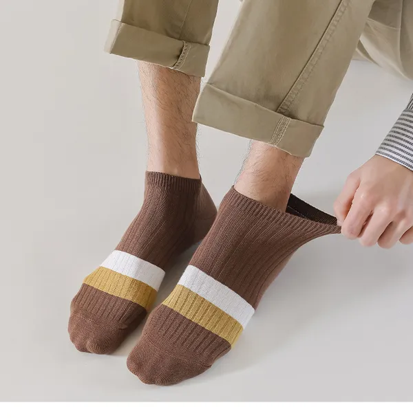 Multicolor_Cotton_Ribbed_Ankle_Socks_For_Men