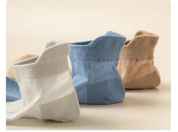 Multicolor_Cotton_Knit_Ankle_Socks_For_Men