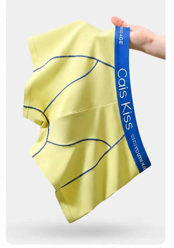 Yellow_Cotton_Comfort_Fit_Boxer_Briefs_For_Men