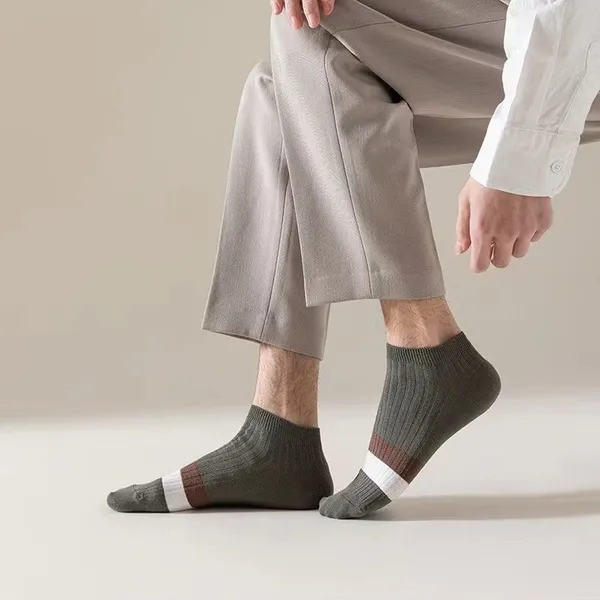 Multicolor_Cotton_Ribbed_Ankle_Socks_For_Men